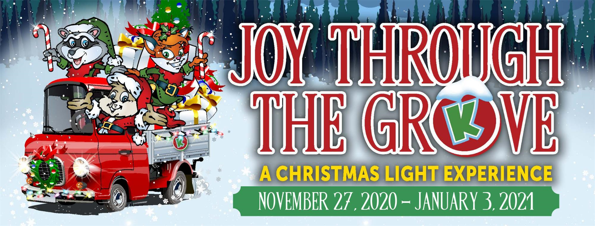 Knoebels Announces “Joy Through the Grove” A Christmas Light