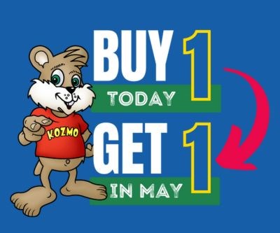 Buy 1 Today, Get 1 in May