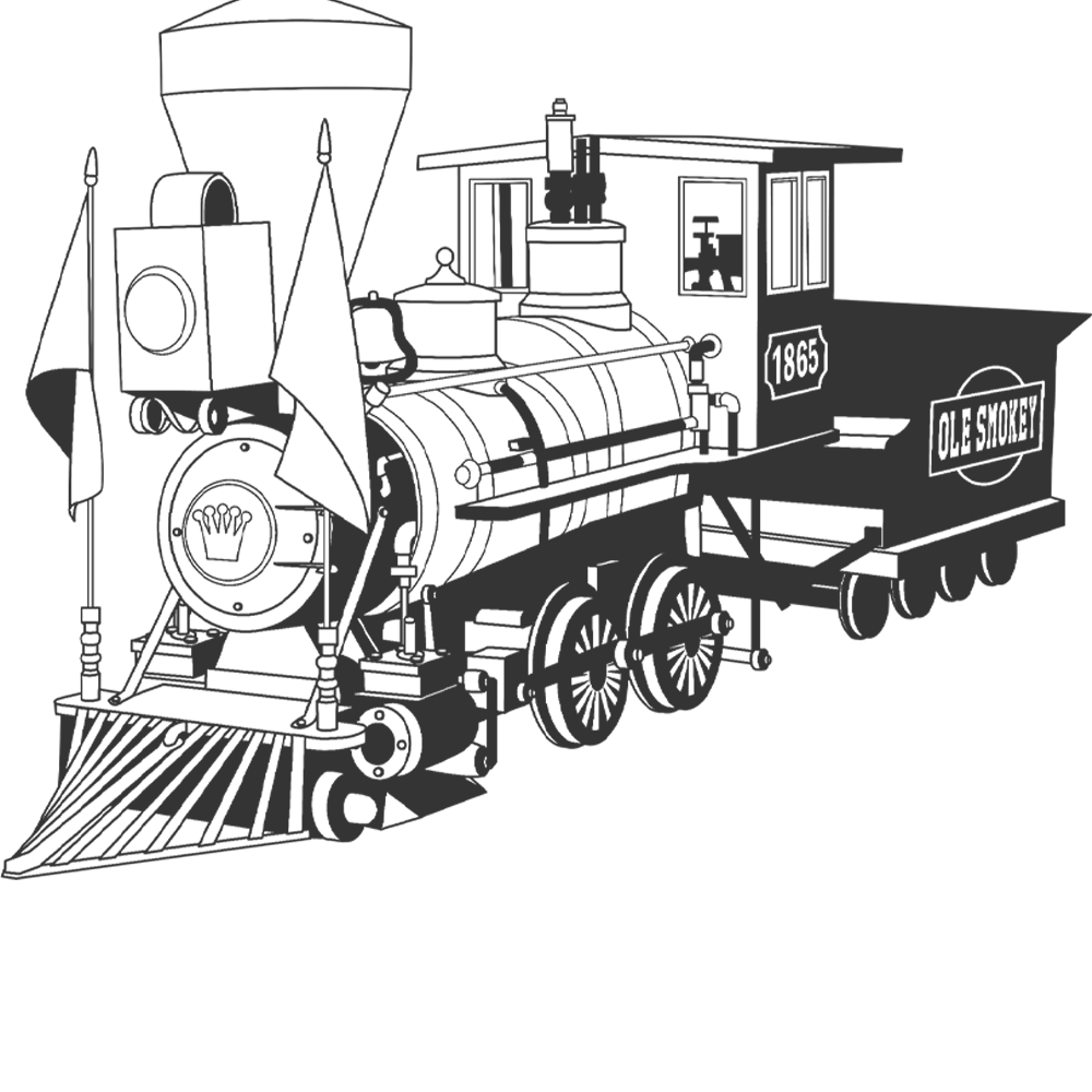 Sketch of Ole Smokey Train