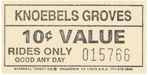 Ride Only 10 cent Ticket