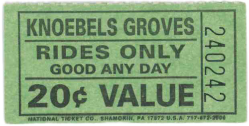 Rides Only 20 cent Ticket