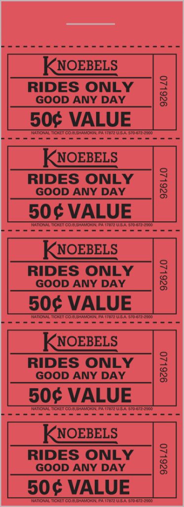 $5.00 Ticket Book