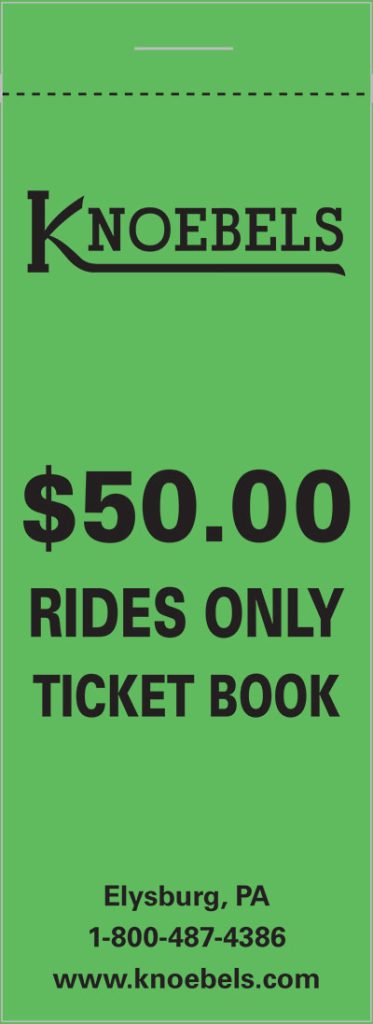 $50.00 Ticket Book
