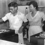Dick Making Funnel Cakes at Park
