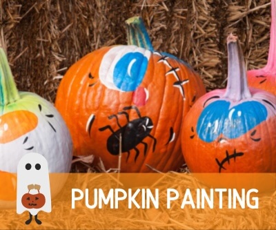 Hollo-Fun Morning Activity - Pumpkin Painting