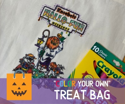 Hollo-Fun Morning Activity - Color Your Own Treat Bag
