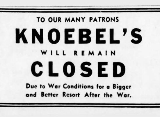 1943 - Park Closed for WWII